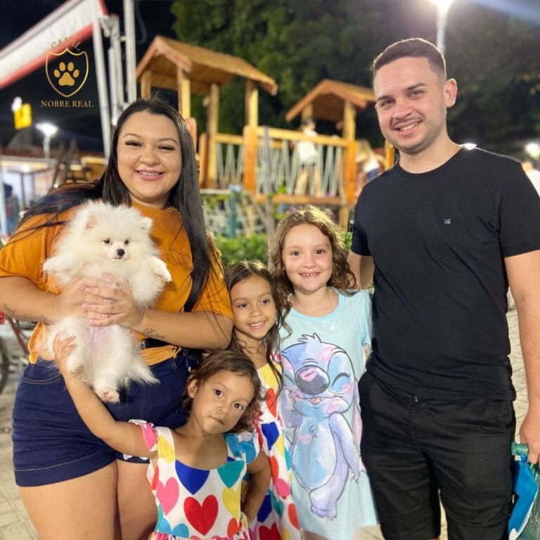Nossos Clientes com Lulu da Pomerânia